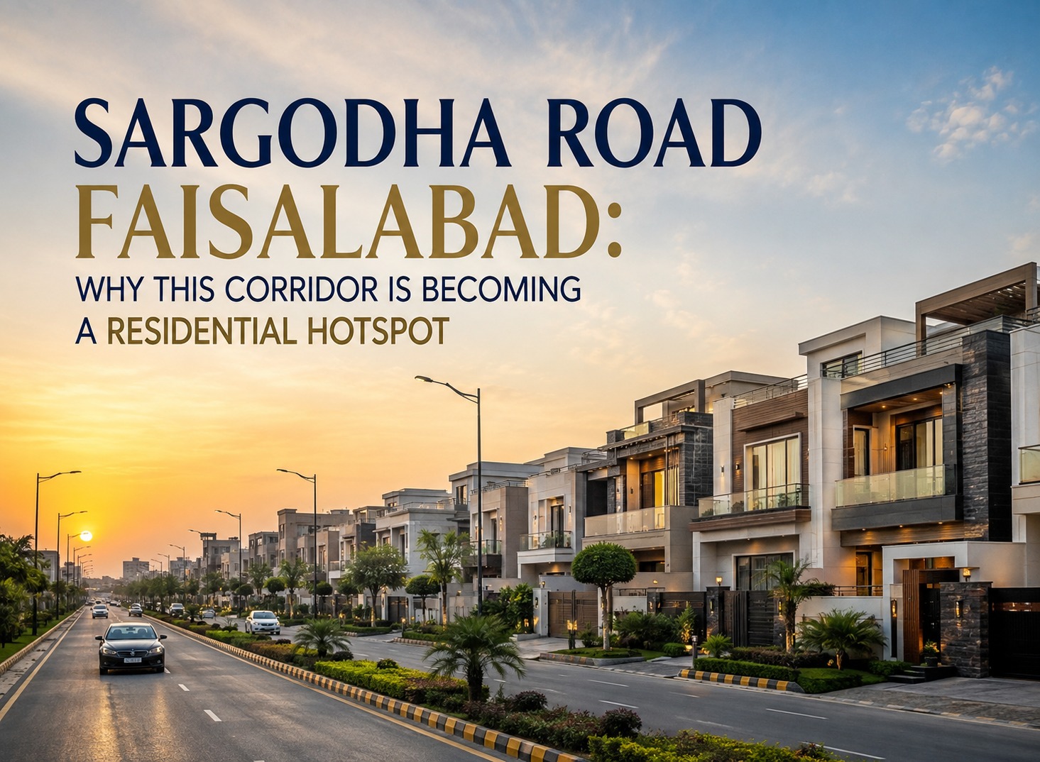 Sargodha Road Faisalabadbr Why This Corridor Is Becoming A Residential Hotspot